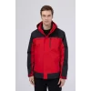 2As Elbruz 3In1 Erkek Ceket Kırmızı/siyah