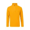 2As Purna Yarım Fermuarlı Erkek Polar Sweatshirt Koyu Sarı