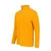 2As Purna Yarım Fermuarlı Erkek Polar Sweatshirt Koyu Sarı
