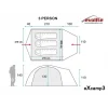 Evolite Excamp 3 Pro Çadır - 4 Mevsim