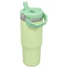Stanley IceFlow Flip Straw Pipetli Termos Bardak Citron Açık Yeşil 0,89 LT
