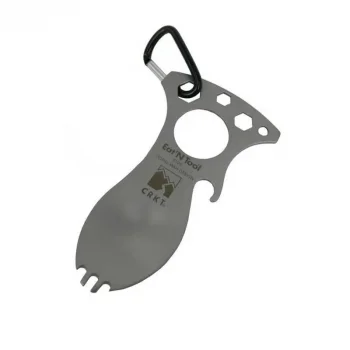 CRKT 9100 EatN Tool Gri Çatallı Kaşık Seti