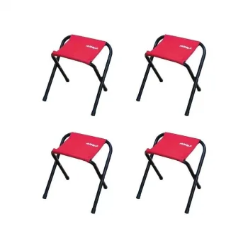 Nurgaz Katlanır Kamp Taburesi 4lü Paket