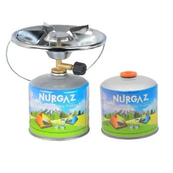 Nurgaz Olympos Kamp Ocağı ve 450 Gram Yedek Kartuş
