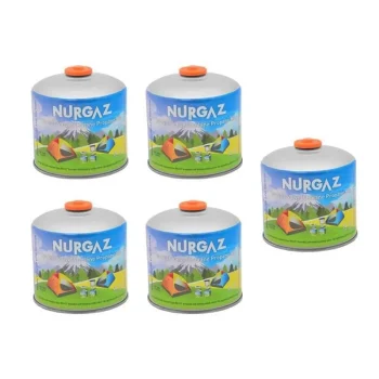 Nurgaz Kamp Ocağı Kartuşu 450 Gram 5li Paket