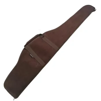 Avagora 130cm Lüks Dürbünlü Tüfek Kılıfı Süet Kahverengi
