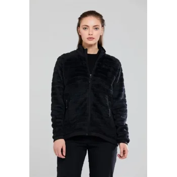 2As Frans Kadın Polar Koyu Siyah