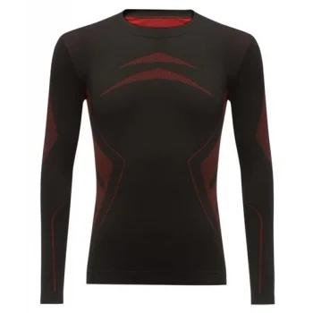 2As High Performance Termal Erkek Üst İçlik Siyah/kırmızı