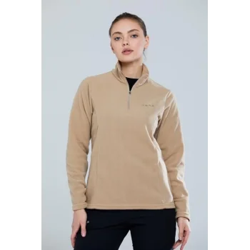 2As Price Yarım Fermuarlı Kadın Polar Deve Tüyü