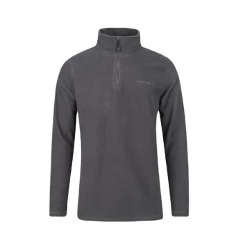 2As Purna Yarım Fermuarlı Erkek Polar Sweatshirt Antrasit