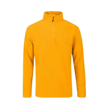 2As Purna Yarım Fermuarlı Erkek Polar Sweatshirt Koyu Sarı