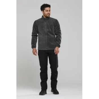 2As Salmon Iı Tam Fermuarlı Erkek Polar Antrasit