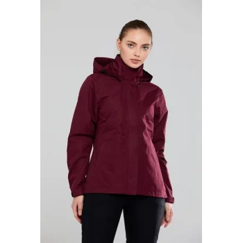 2As Sammuan Kadın Yağmurluk Mont Bordo