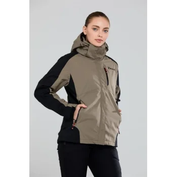 2As Sparkle 3In1 Kadın Mont Kahverengi/siyah