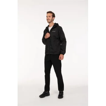 2As Yalgoo Erkek Yağmurluk Mont Siyah