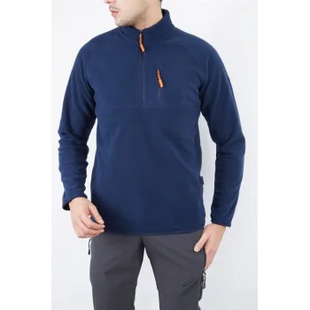 Alpinist Gamma Yarım Fermuarlı Erkek Polar Lacivert