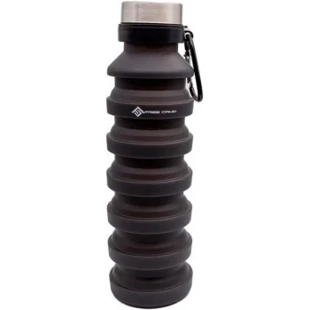 Freecamp Karabinalı Katlanabilir 500 Ml Matara Siyah