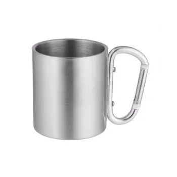 Nurgaz Campout Çift Katmanlı Kupa Karabinalı