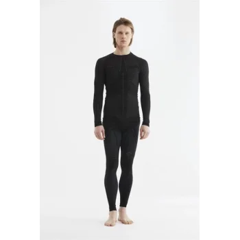 Panthzer Extreme Muscle Uzun Kollu Polygiene Erkek Üst İçlik Siyah/gri