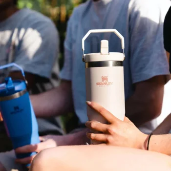 Stanley IceFlow Flip Straw Pipetli Termos Bardak Rose Quartz Açık Pembe 0,89 LT