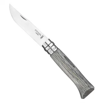 Opinel No 8 Lamine Birch Özel Seri Paslanmaz Bıçak (Gri)