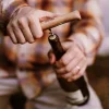Opinel Inox 10 No Kayın Saplı Paslanmaz Çelik Tirbüşon & Çakı