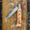 Opinel Inox No 08 Alpine Macera Yürüyüş Desenli Paslanmaz Çelik Çakı
