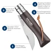 Opinel Inox Trekking 8 No Paslanmaz  Çelik Çakı (Kahverengi)