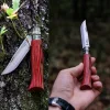 Opinel No 8 Lamine Birch Özel Seri Paslanmaz Bıçak (Kırmızı)