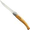 Opinel No.10 Zeytin Saplı İnce Paslanmaz Çelik Katlanır Fileto Bıçağı