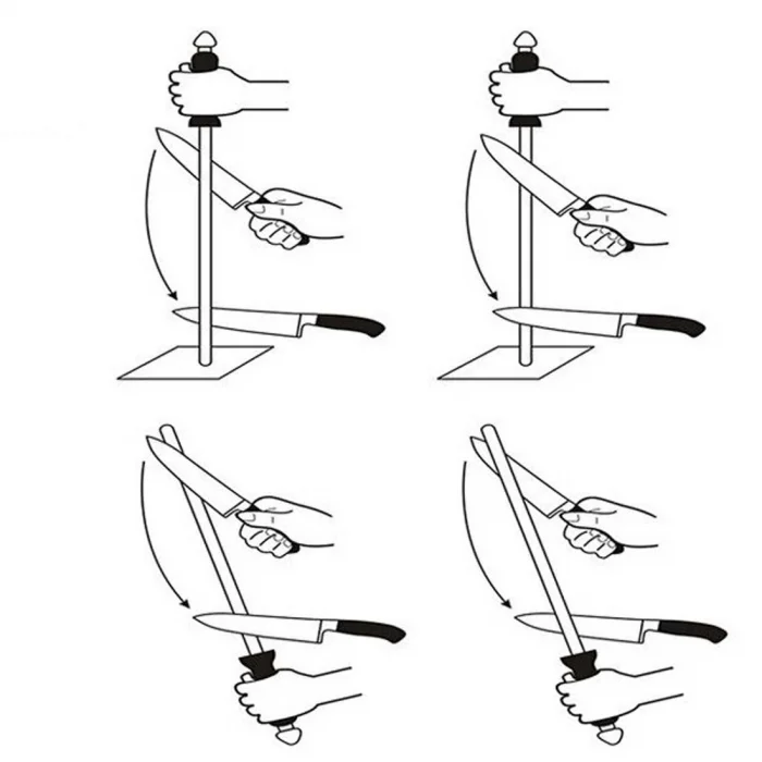Opinel Honing Masat Paslanmaz Çelik Bıçak Bileyici (25 CM)