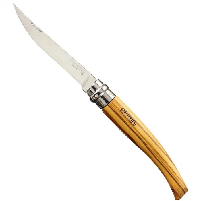 Opinel Inox 10 No Ahşap Kutulu Zeytin Saplı Fileto Çakı