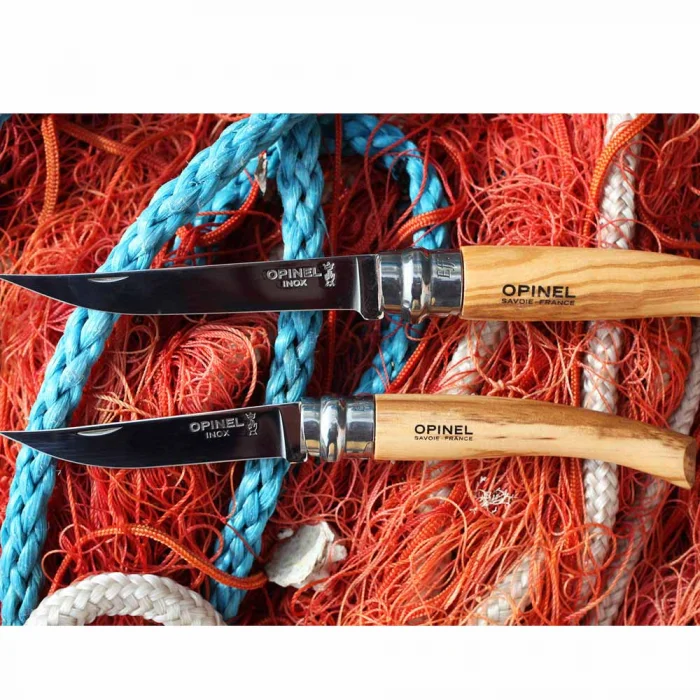 Opinel Inox 10 No Ahşap Kutulu Zeytin Saplı Fileto Çakı