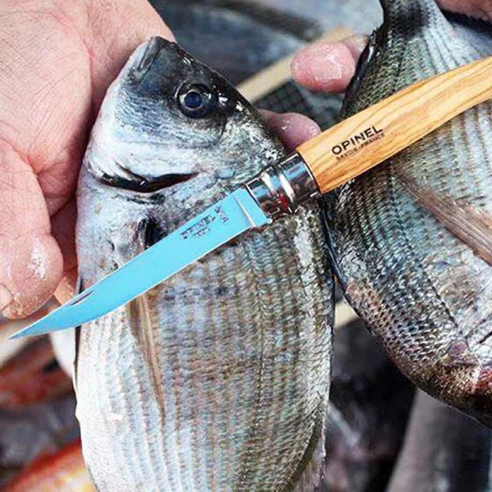 Opinel Inox 10 No Kayın Saplı Fileto Paslanmaz Çelik Çakı