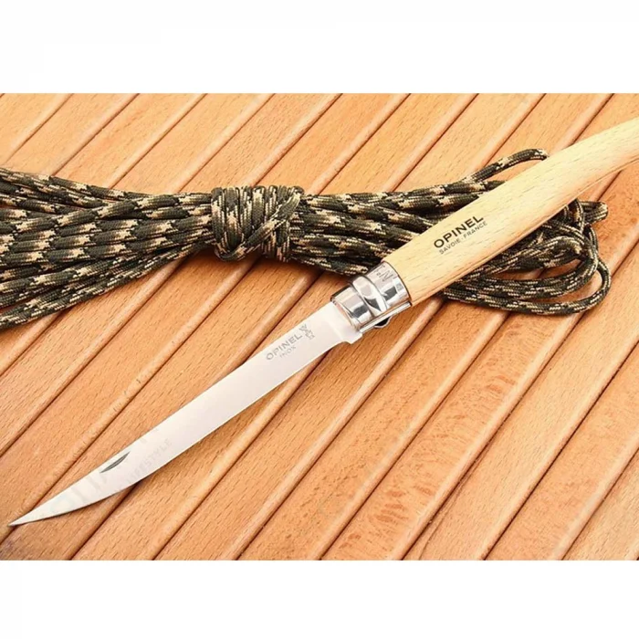 Opinel Inox 15 No Kayın Saplı Fileto Paslanmaz Çelik Çakı
