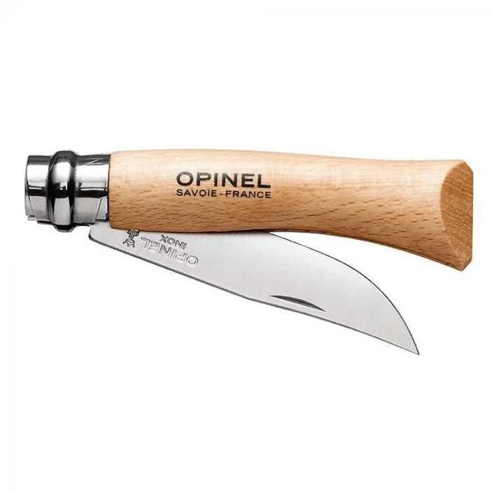 Opinel Inox 7 No Kayın Saplı Paslanmaz Çelik Çakı