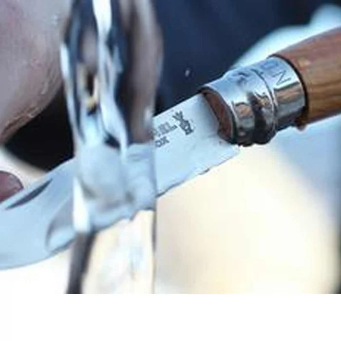 Opinel Inox 8 No Ahşap Kutulu & Kılıflı Zeytin Saplı Çakı