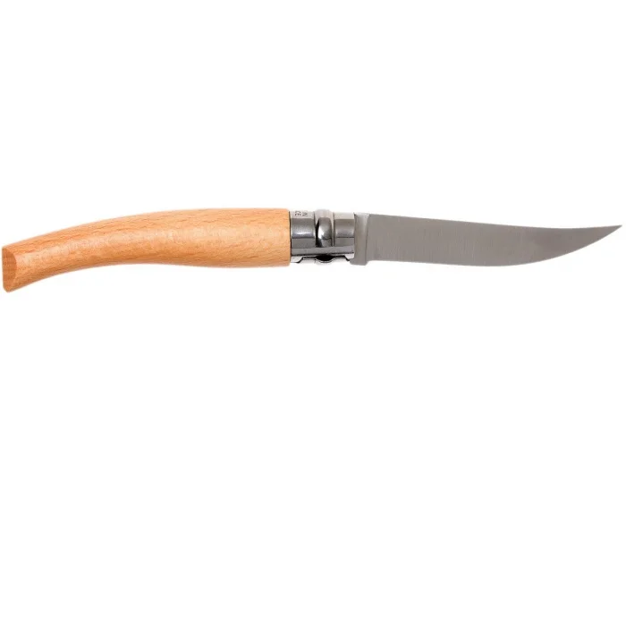 Opinel Inox 8 No Kayın Saplı Fileto Paslanmaz Çelik Çakı