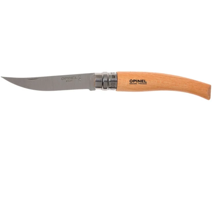 Opinel Inox 8 No Kayın Saplı Fileto Paslanmaz Çelik Çakı