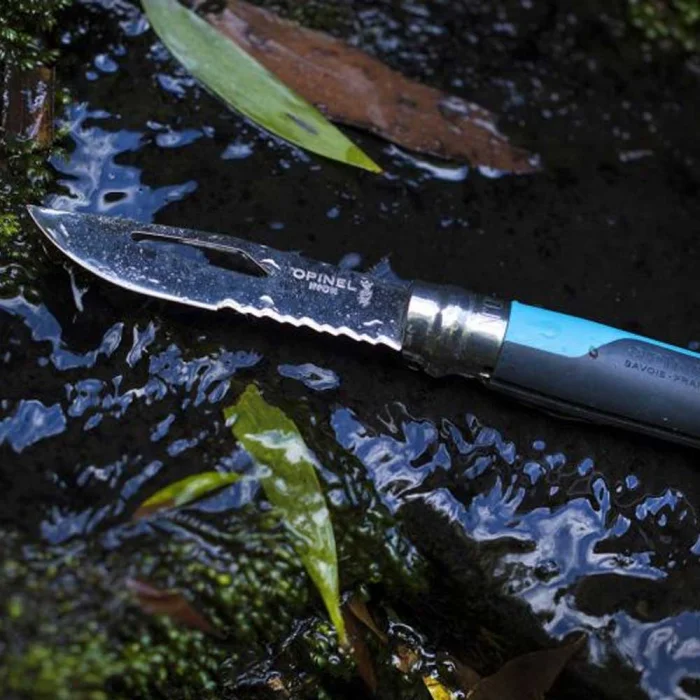 Opinel Inox 8 No Paslanmaz Çelik Çakı (Mavi)