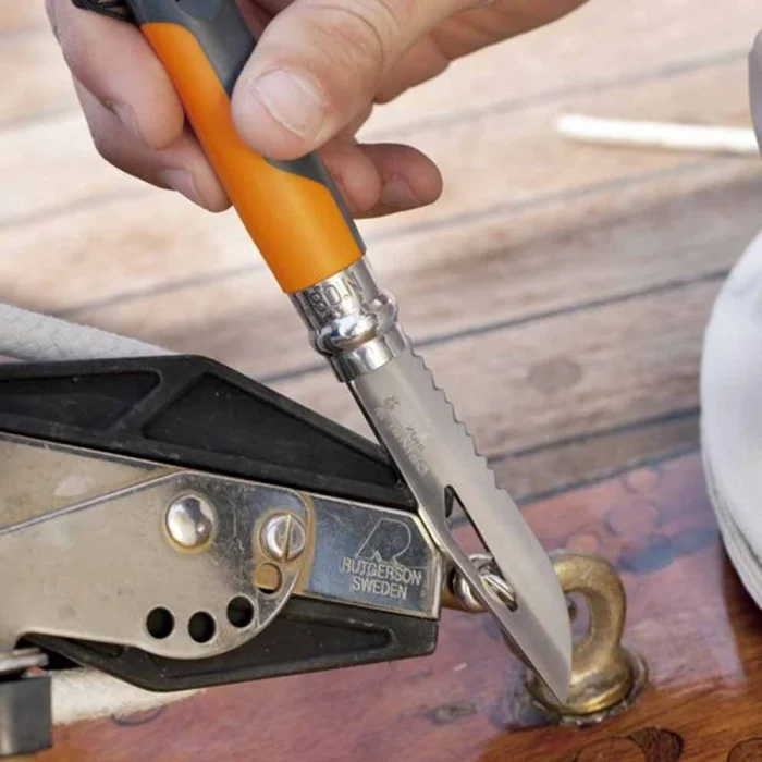 Opinel Inox 8 No Paslanmaz Çelik Çakı (Turuncu)