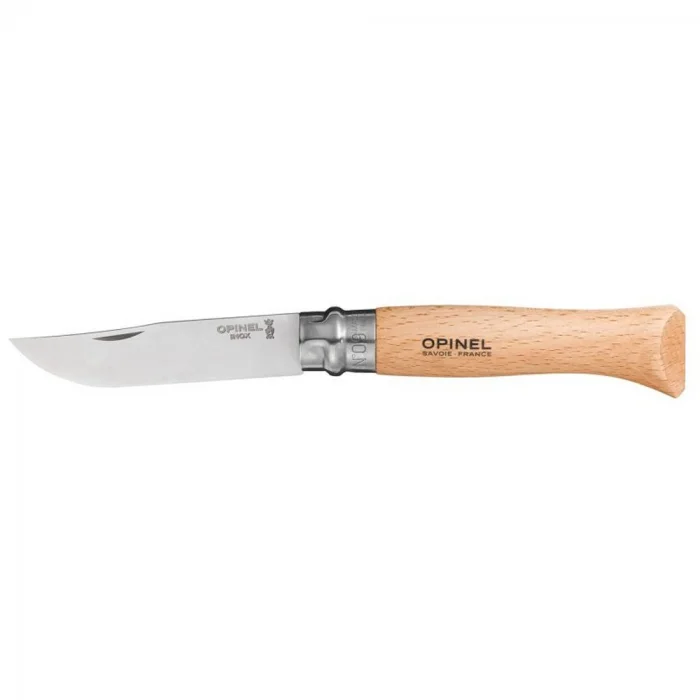 Opinel Inox No 9 İnox Kayın Saplı Paslanmaz Çelik Çakı
