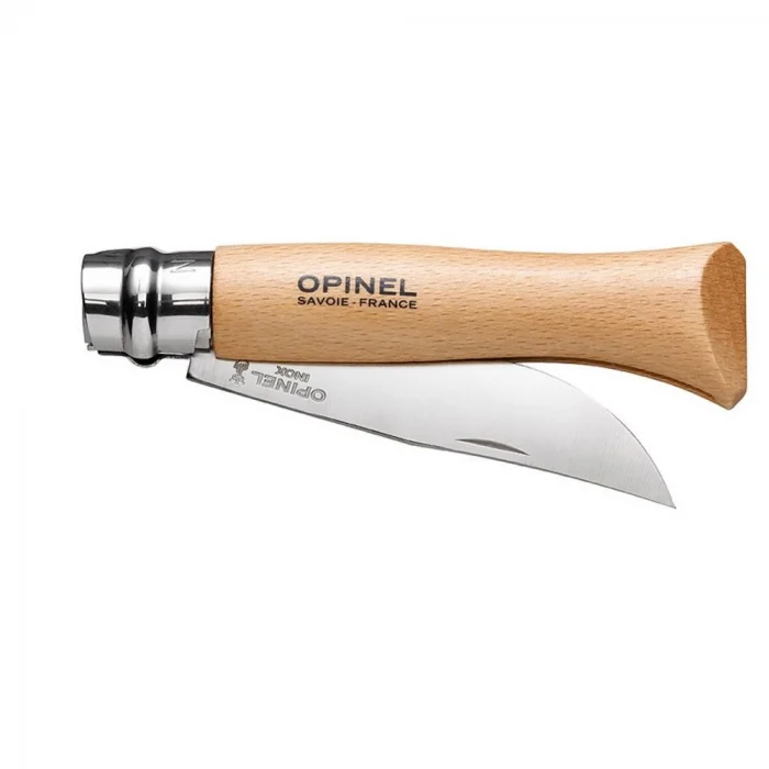 Opinel Inox No 9 İnox Kayın Saplı Paslanmaz Çelik Çakı