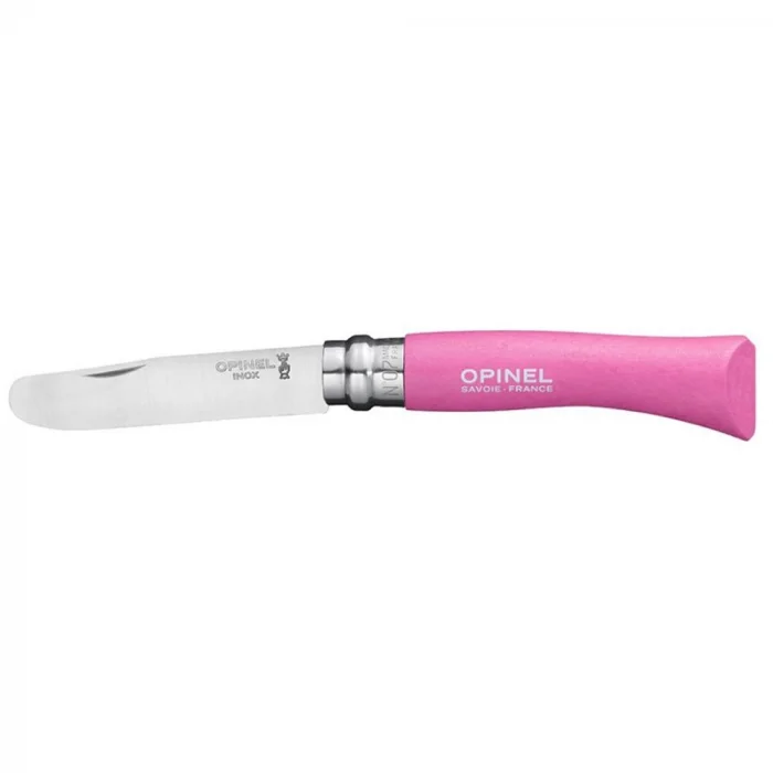 Opinel Inox No 7 Paslanmaz Çelik Çakı (Pembe)