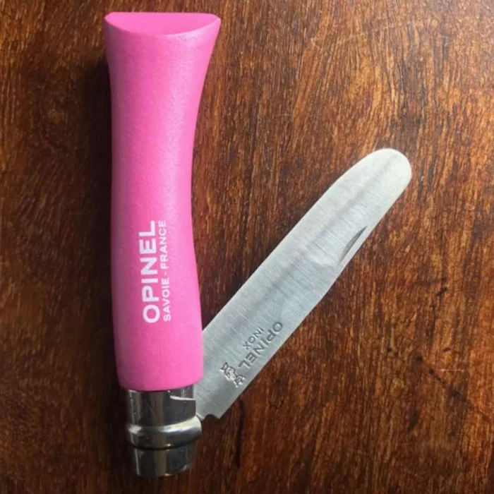 Opinel Inox No 7 Paslanmaz Çelik Çakı (Pembe)