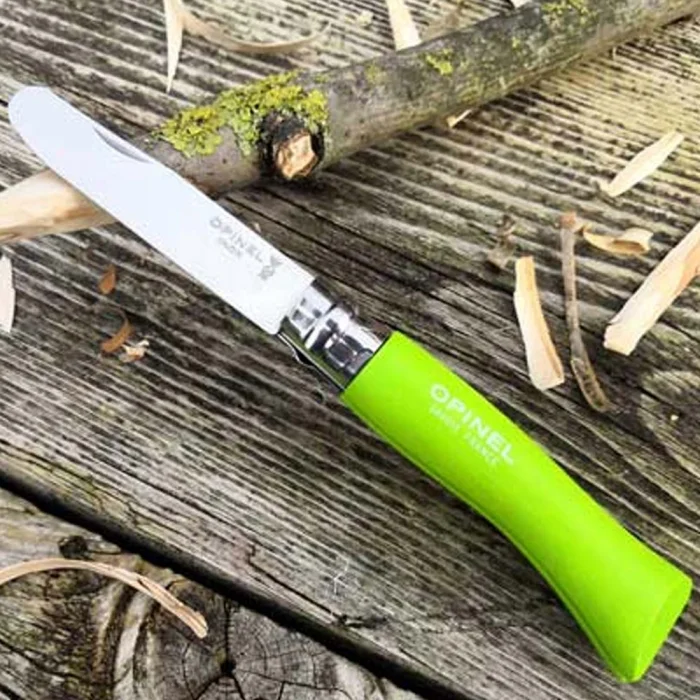 Opinel Inox No 7 Paslanmaz Çelik Çakı (Yeşil)