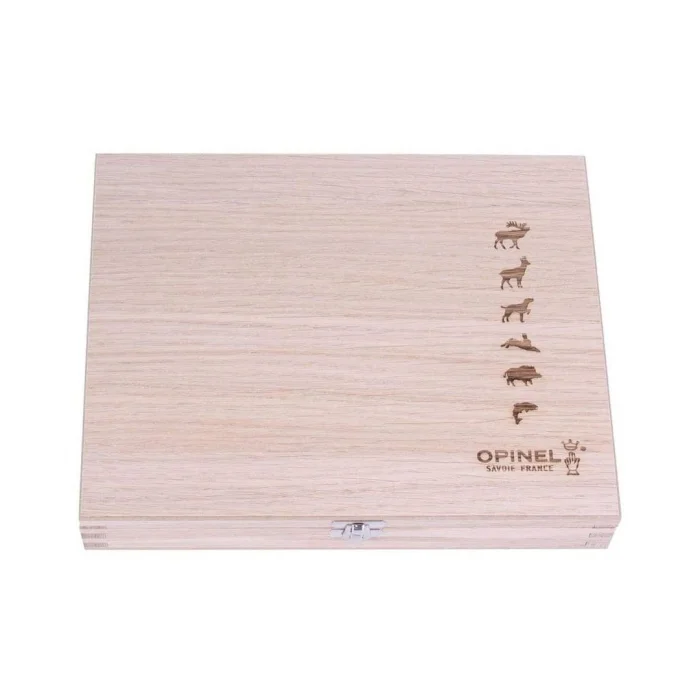 Opinel Inox No 8 Animalia Desenli 6lı Paslanmaz Çelik Çakı Seti