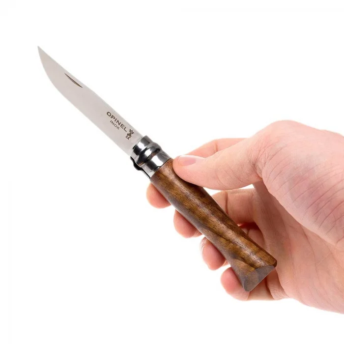 Opinel Inox No 8 Ceviz  Saplı Paslanmaz Çelik Çakı