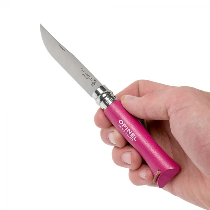 Opinel Inox Trekking 6 No Paslanmaz  Çelik Çakı (Fuşya)
