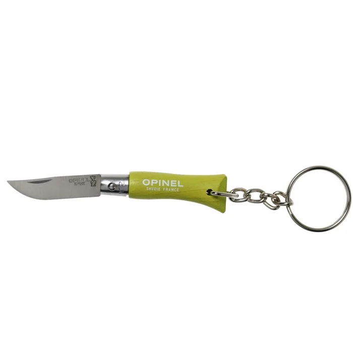 Opinel No 02 Anahtarlıklı Paslanmaz Çelik Çakı (A.Yeşil)